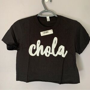 Los Angeles Apparel Cropped T-shirt Chola
